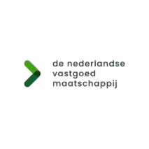 Logo van de Nederlandse Vastgoed Maatschappij