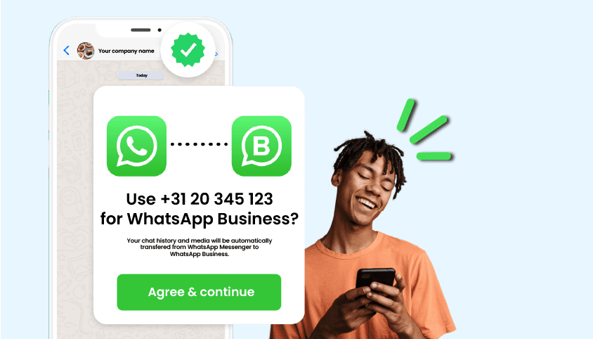 Connect WhatsApp Business to a landline number