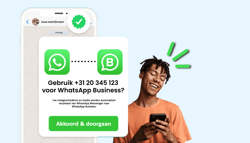 WhatsApp Business koppelen aan een vast telefoonnummer