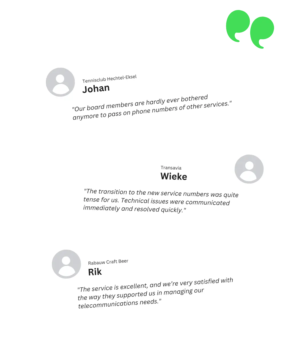 Image supporting customer stories, designed to build trust and recognition among potential clients.