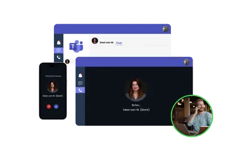 Vast nummer op Teams